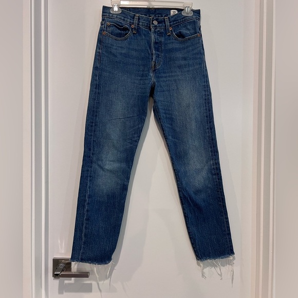 Levi's White Oak Cone Denim Wedgie Icon Ankle Jeans - Picture 1 of 7